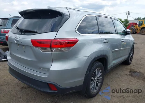 2019 Toyota Highlander Xle from USA, damaged, VIN 5TDJZRFHXKS593006